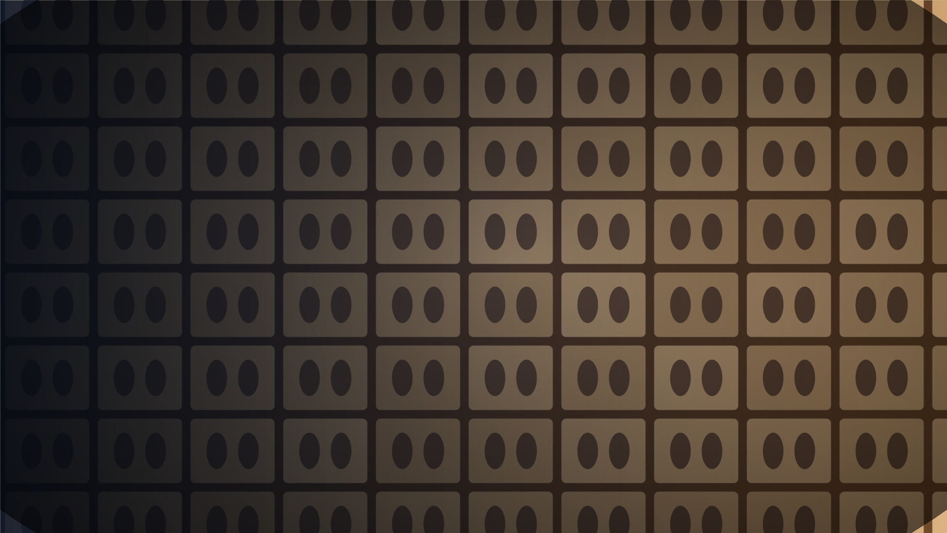 Modern architectural breeze block wall